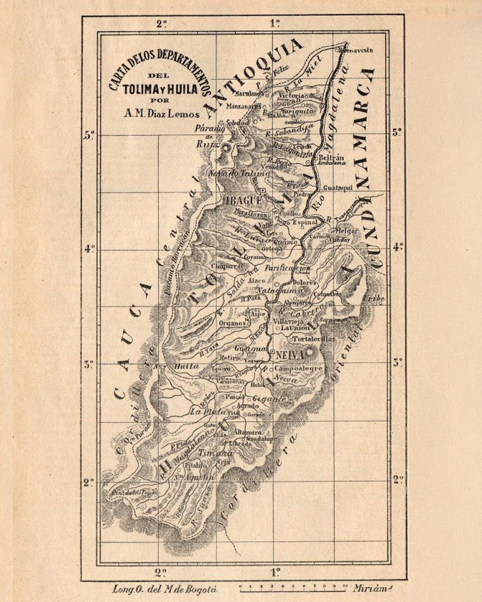 PROVINCIA DE MARIQUITA: mapa de la provincia