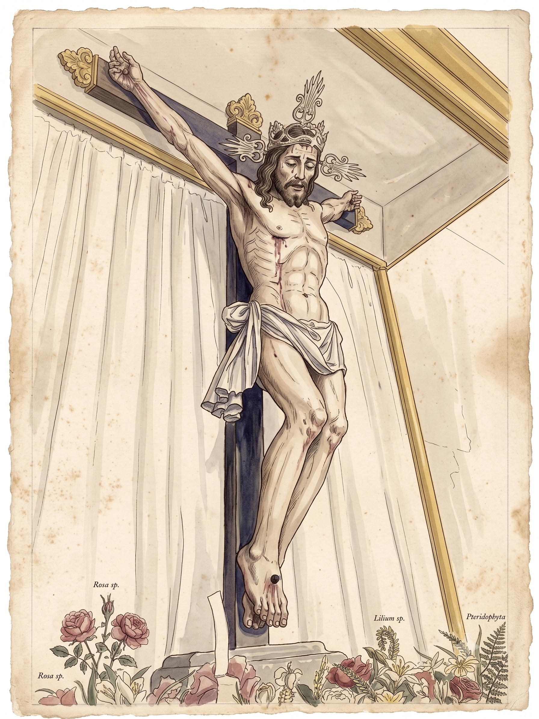 CRISTO DE LOS CAMINANTES: imagen religiosa de la Ermita de Mariquita