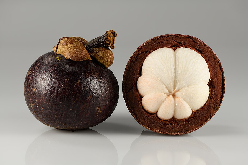 Mangostino Fruta Abierta Pulpa Blanca