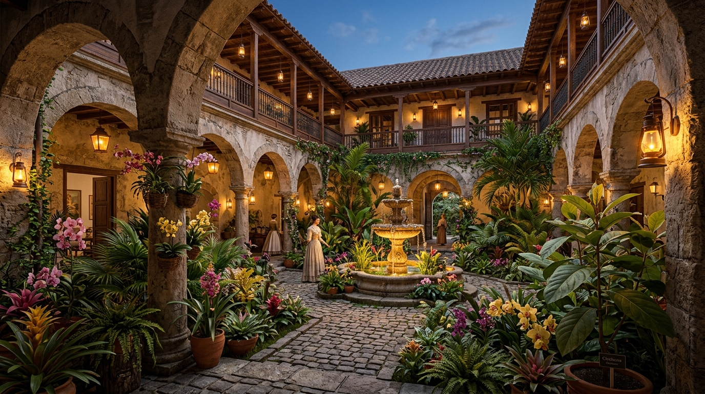 Render Mini Jardin Botanico Colonial Casa del Virrey