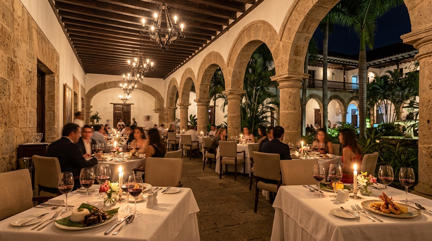Render Restaurante de Alta Cocina y Cava de Vinos Casa del Virrey